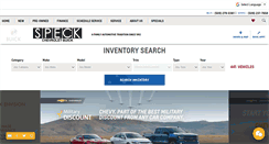 Desktop Screenshot of cspeckmotors.com